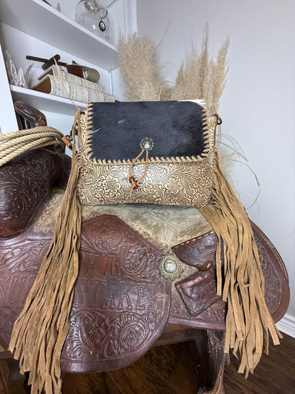 Lugia Leather and Hairon Bag
