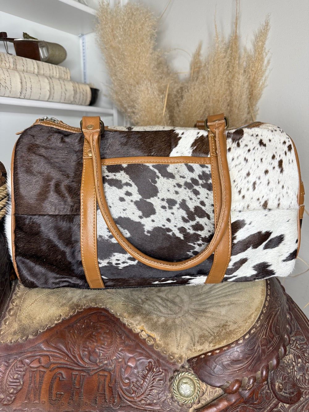 Onyx Hairon Hide Travel Bag