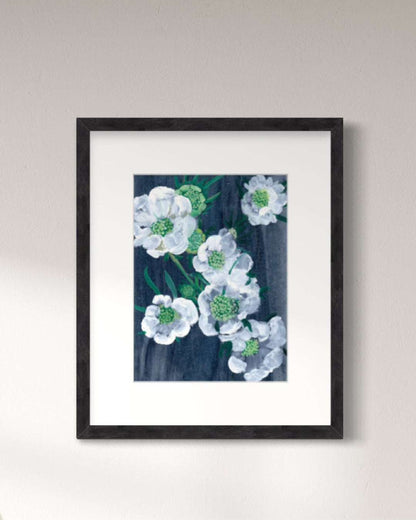 October Blooms II – Original Gouache Painting (9" x 12")