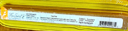 TULA PINK DAYDREAMER SUNDAZE PINEAPPLE COTTON QUILT CRAFT FABRIC BY THE YARD