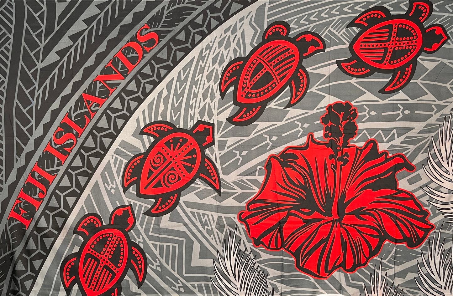 Turtle Hibiscus Fiji Islands Sarong | Islands Fabric Islands Fabric