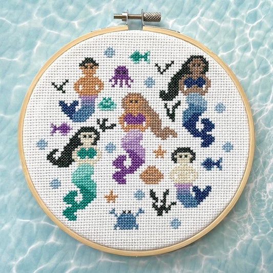 Mermaid Counted Cross Stitch Kit