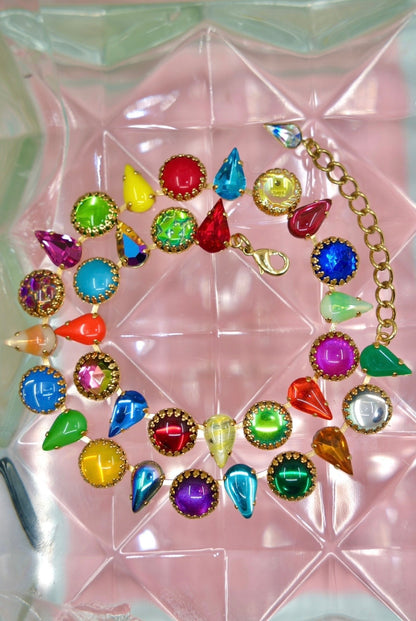 Layering Choker in Kaleidoscope (Gold)