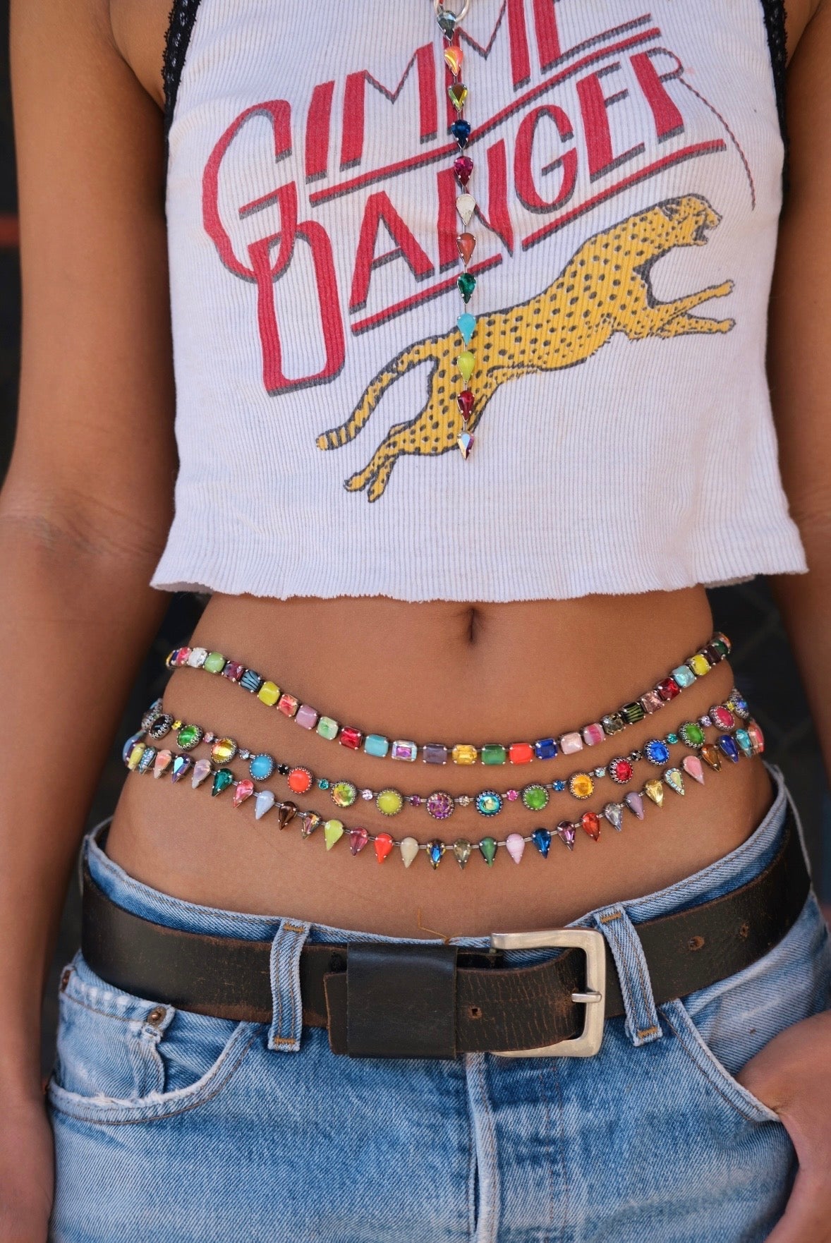 Paint Pot Waist Chain (silver) and (gold)