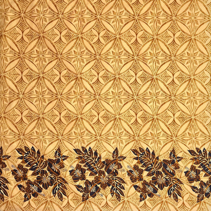 Tropical Floral Border Polyester Fabric | Islands Fabric Islands Fabric