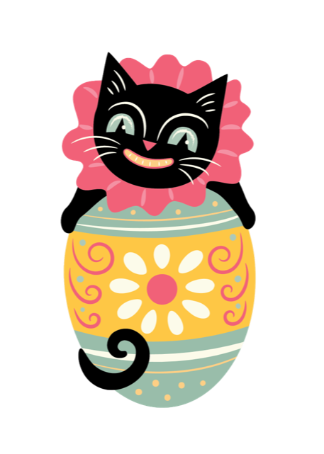 Eggcellent Black Cat Brooch Johanna Parker x Lipstick & Chrome Quirks!