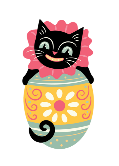 Eggcellent Black Cat Brooch Johanna Parker x Lipstick & Chrome Quirks!