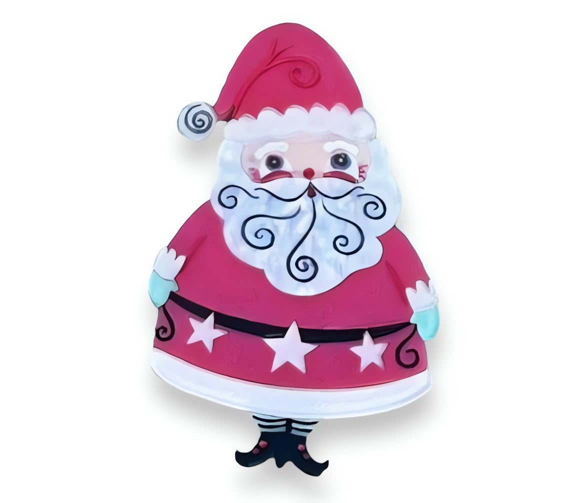 Jolly Old Elf PINK Brooch Johanna Parker x Lipstick & Chrome Quirks!