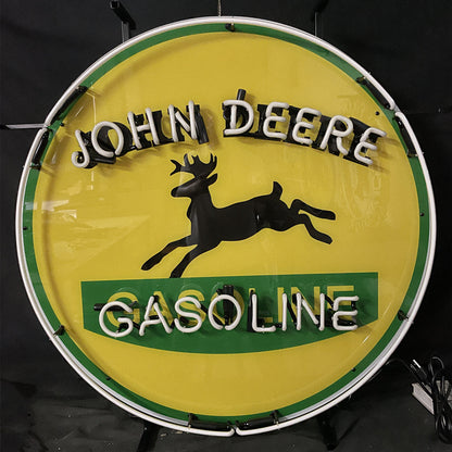 John Deere Gasoline Neon Signs