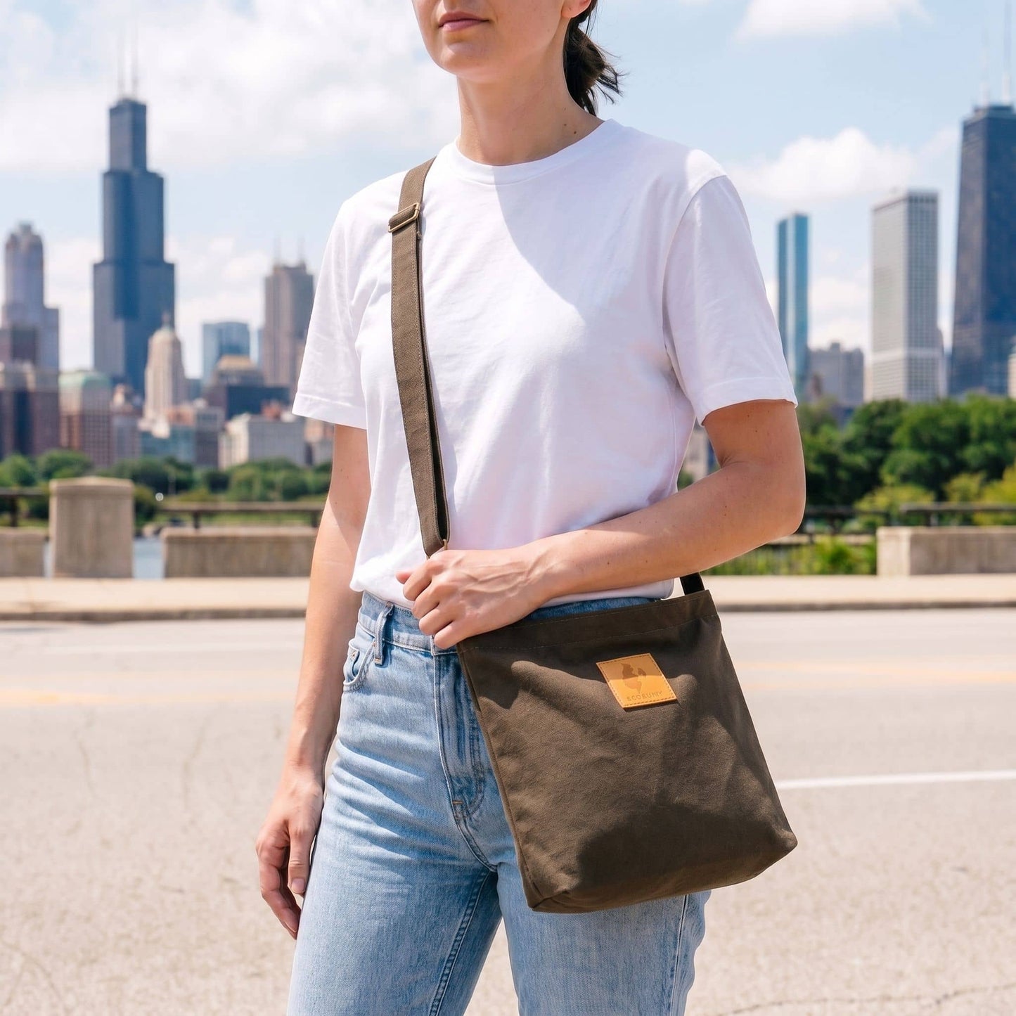 The Mini Amani Canvas Crossbody Bag Unisex