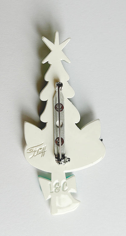 Kitty Christmas Hat Brooch by Miss Fluff x Lipstick & Chrome