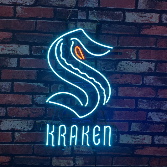Seattle Kraken Neon Light Sign Neon Signs Land