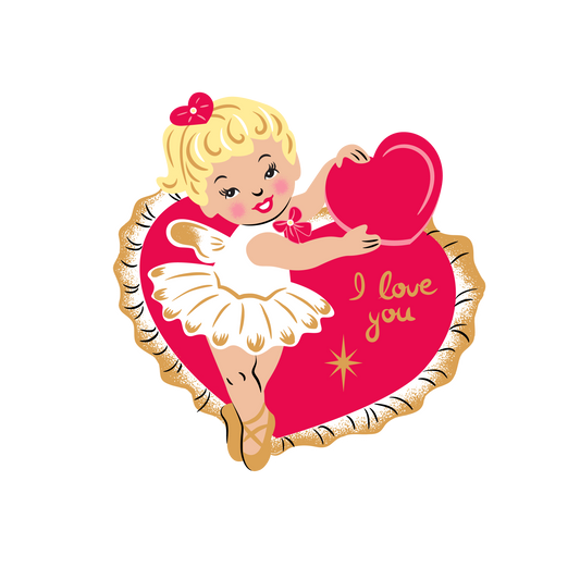 Retro Romance Brooch by 50's Vintage Dame x Lipstick & Chrome