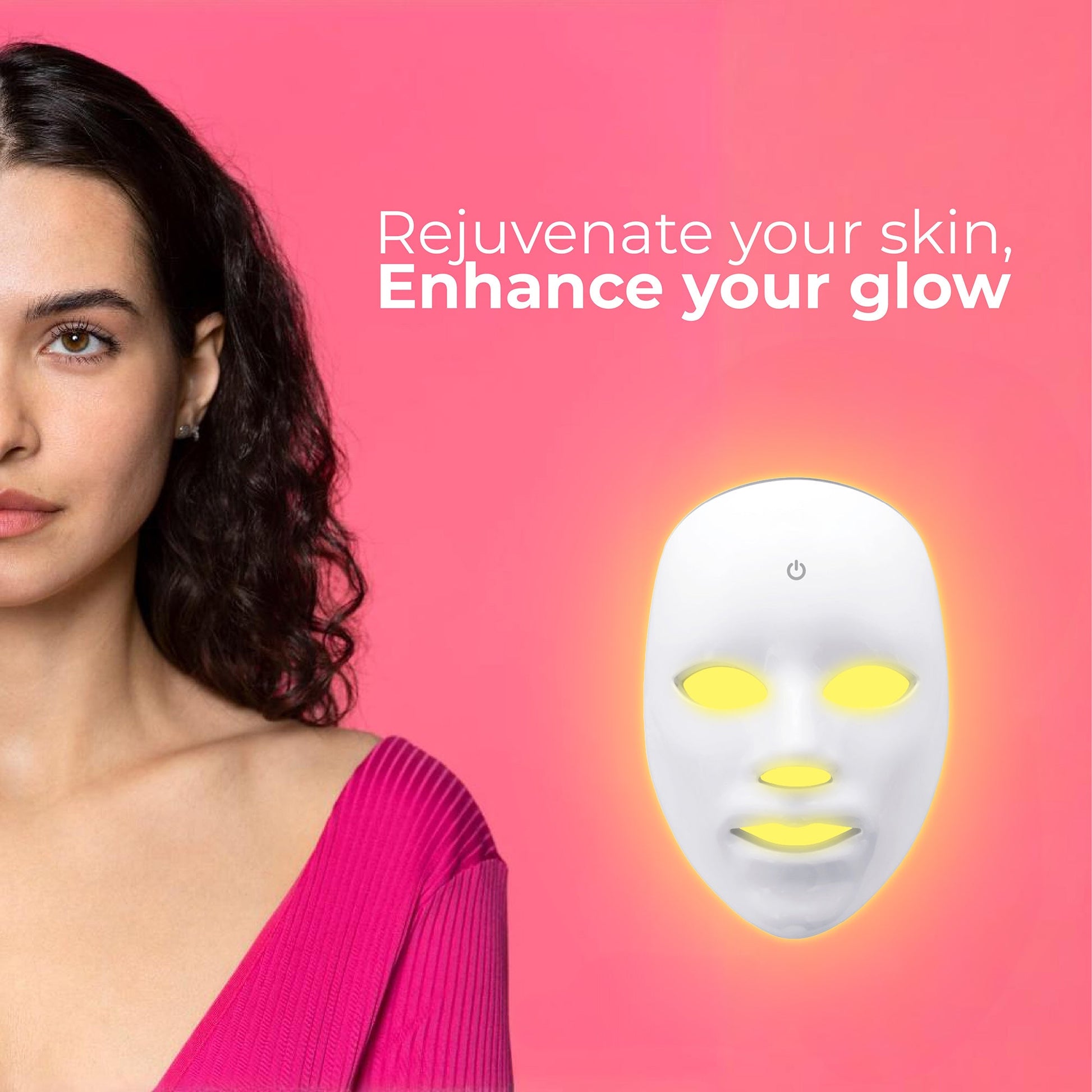 7 - in - 1 LED Light Therapy Face Mask – Advanced Skincare at Home! - Creative Freedom Collective