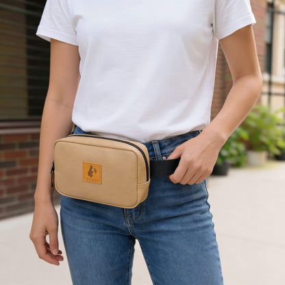 Vegan Leather Belt Bag, Crossbody Fanny Pack
