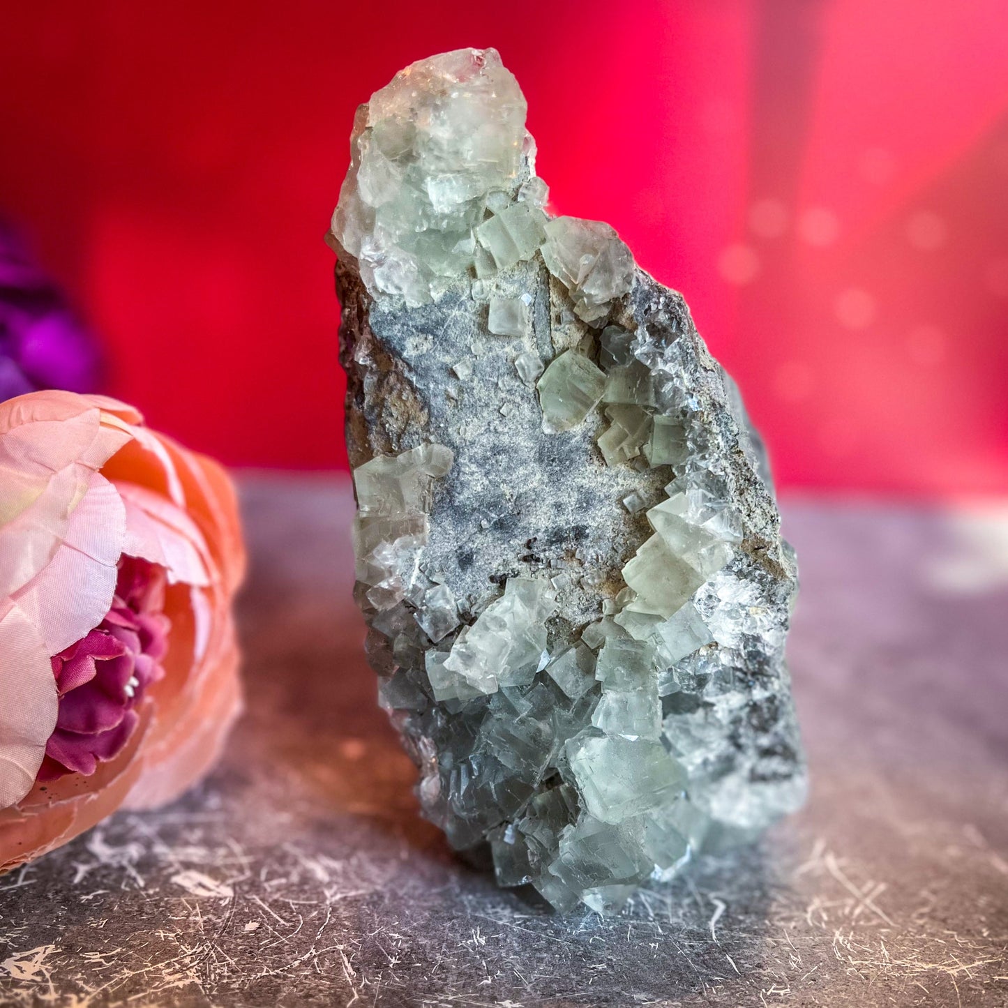 Light Green Cubic Fluorite from Hunan China