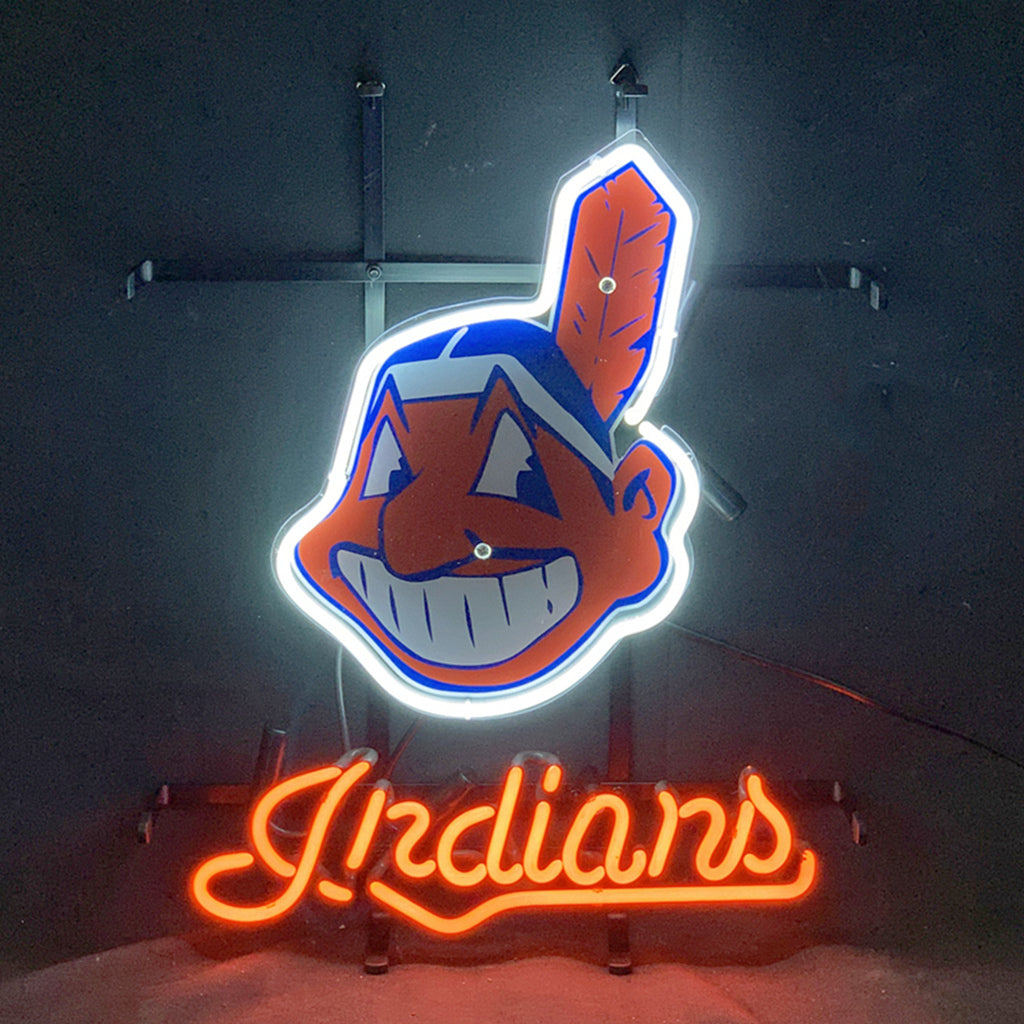 Cleveland Indians Sport Logo Neon Signs Neon Signs Land