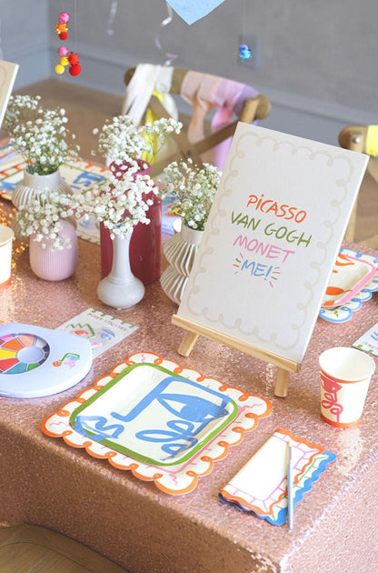 Art Party Paper Pad POP party supplies