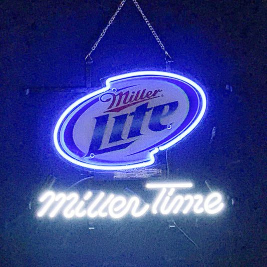 Miller Lite Miller Time Neon Light Signs Neon Signs Land