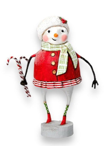 Minty Christmas Snowgirl Figurine by Lori Mitchell Quirks!