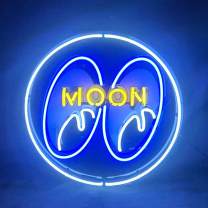 Moon Eyes Neon Signs White Neon Signs Land