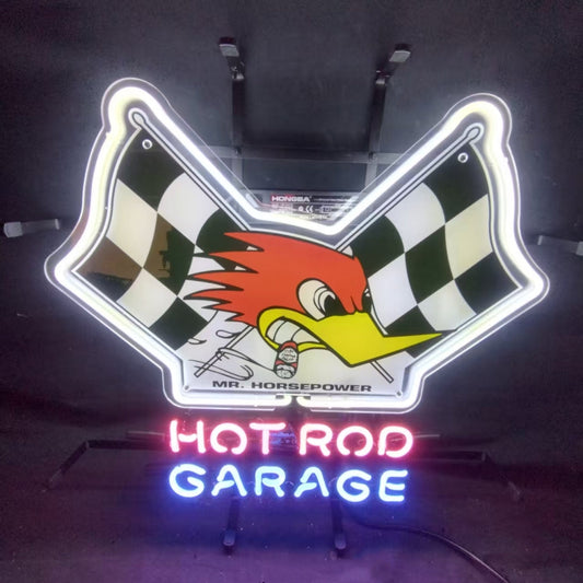 Mr Horsepower Hot Rod Garage Neon Sign Neon Signs Land