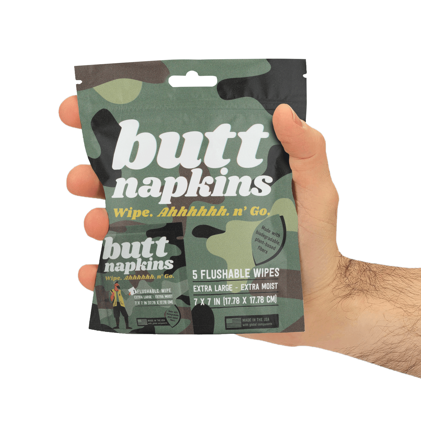 BUTT NAPKINS