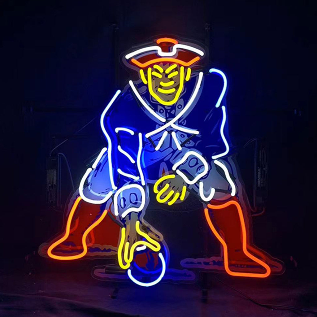 NFL New England Patriots Sport Team Neon Sign Light Neon Signs Land