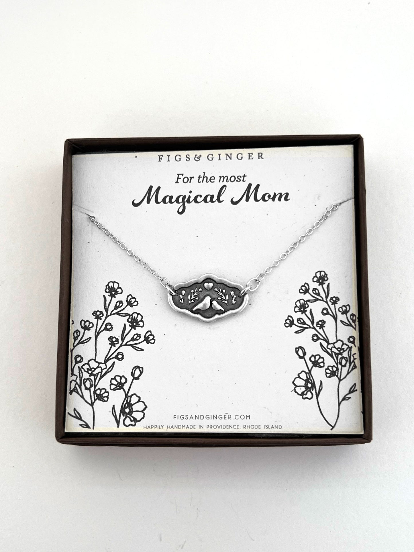 Mother Bird Pendant Necklace