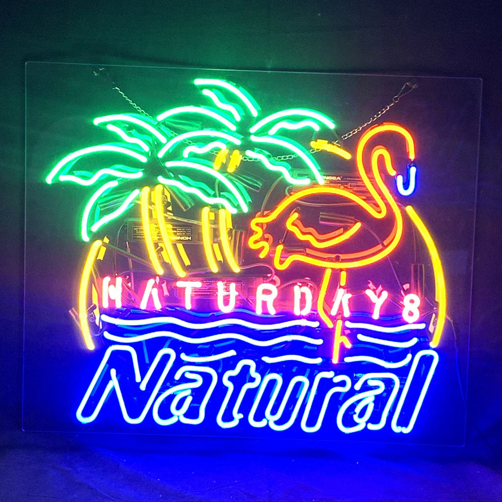 Natural Days Flaminigo Palm Tree Neon_Signs Neon Signs Land