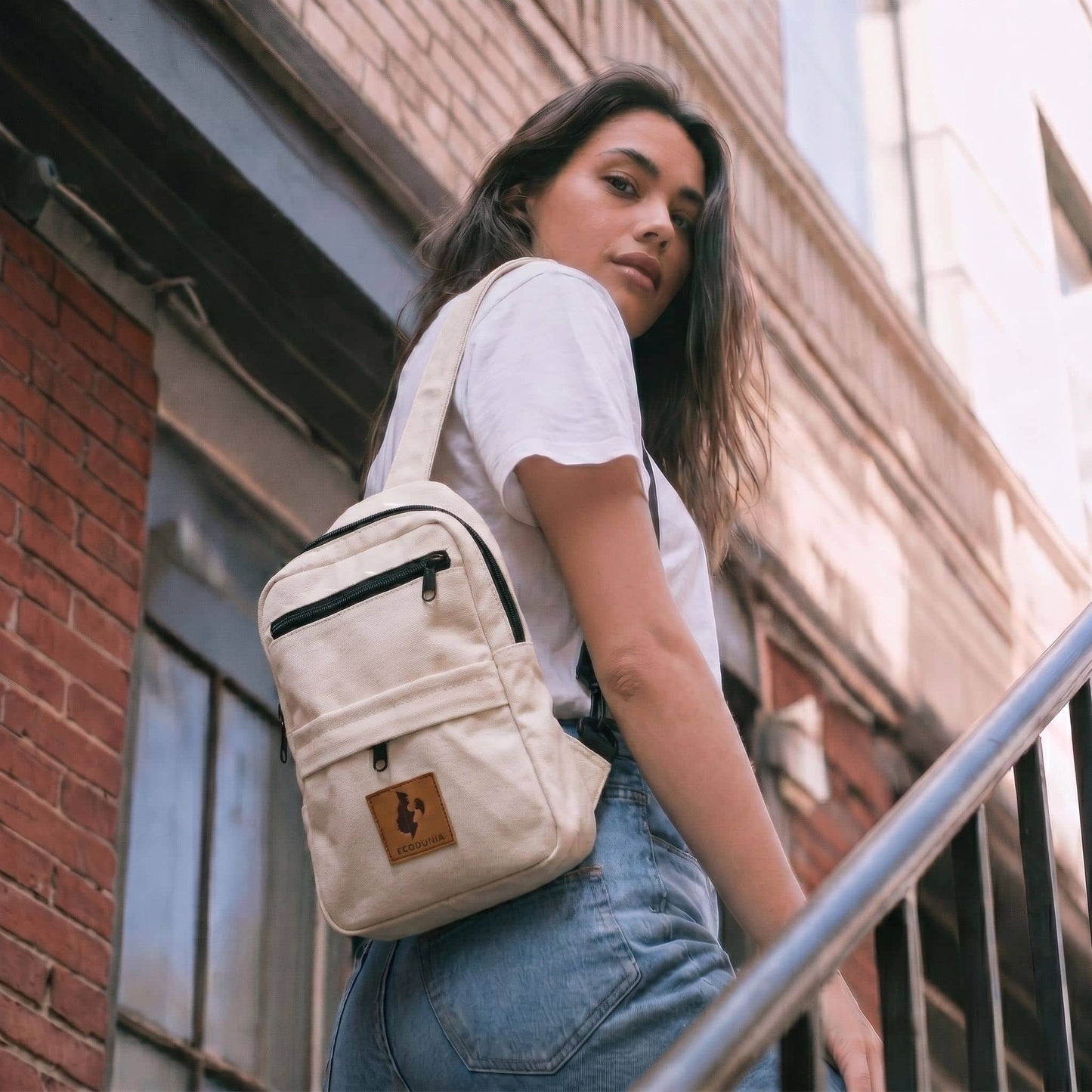 Large Canvas Crossbody Sling Bags |  Umoja
