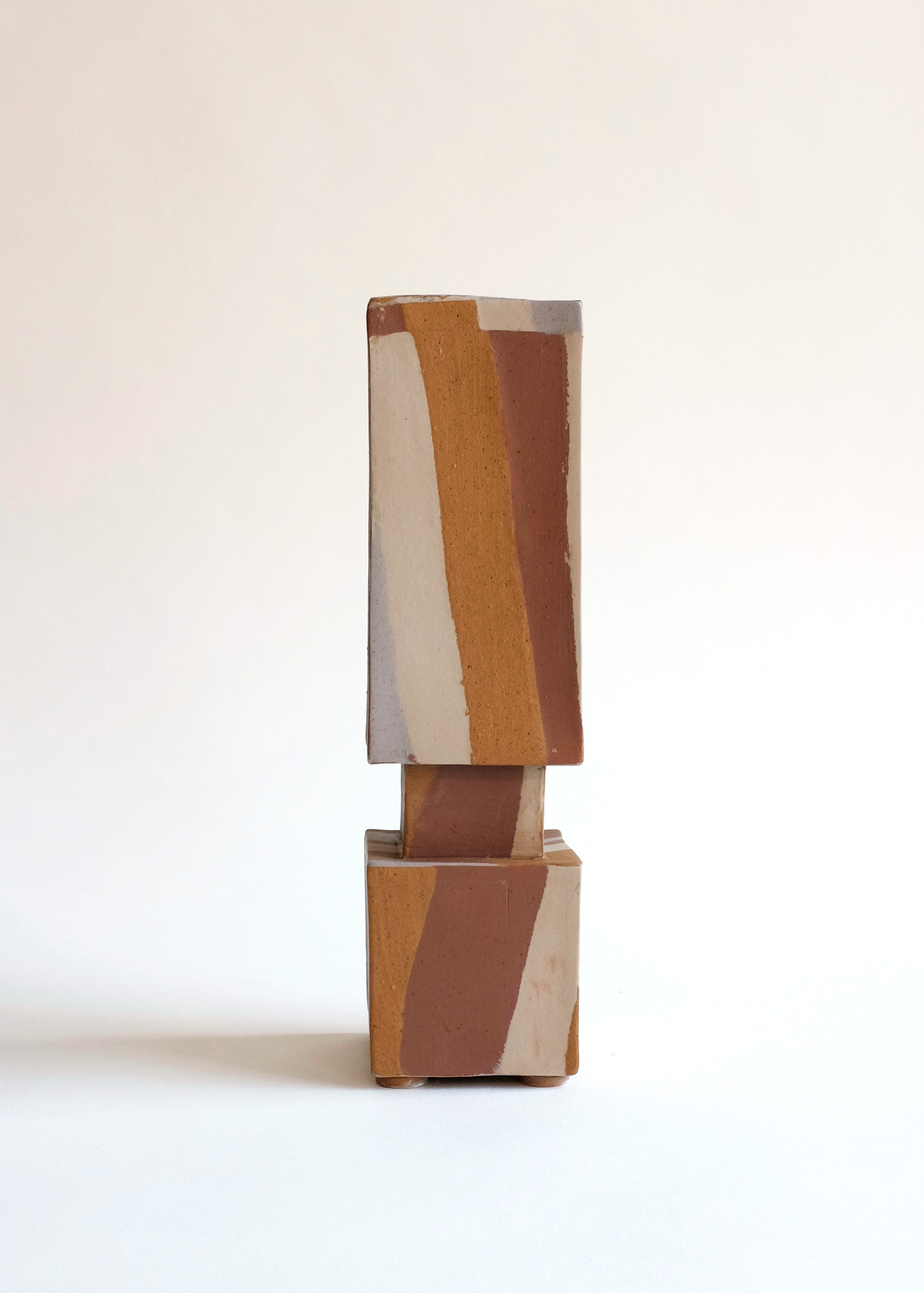 Squared Vase Short rust designs