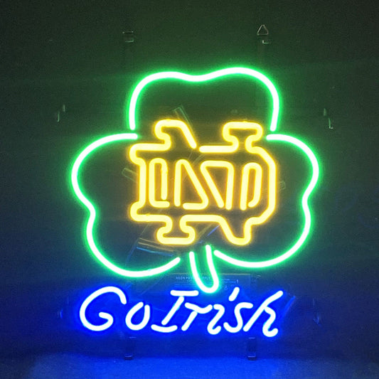 Notre Dame Go Irish Neon Signs Light Neon Signs Land