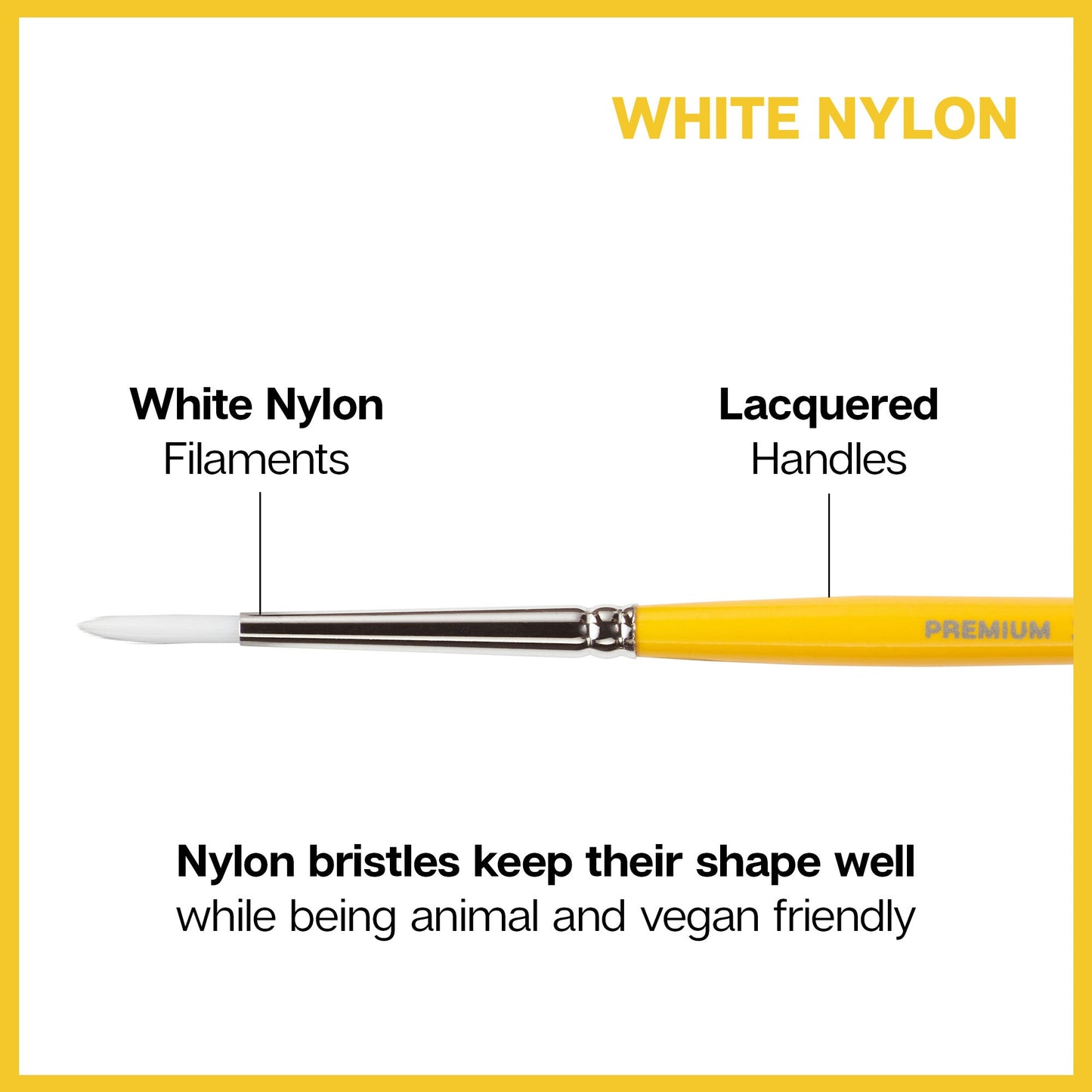 White Nylon 7950 Round Set, 8 pc