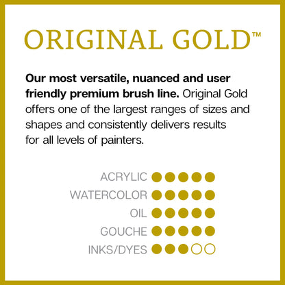 Original Gold® Brushes 4 pc