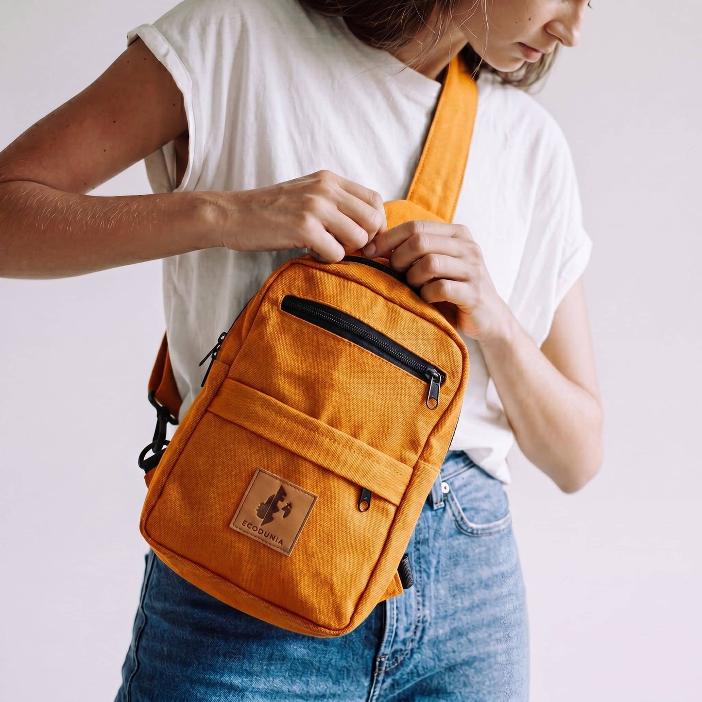 Large Canvas Crossbody Sling Bags |  Umoja