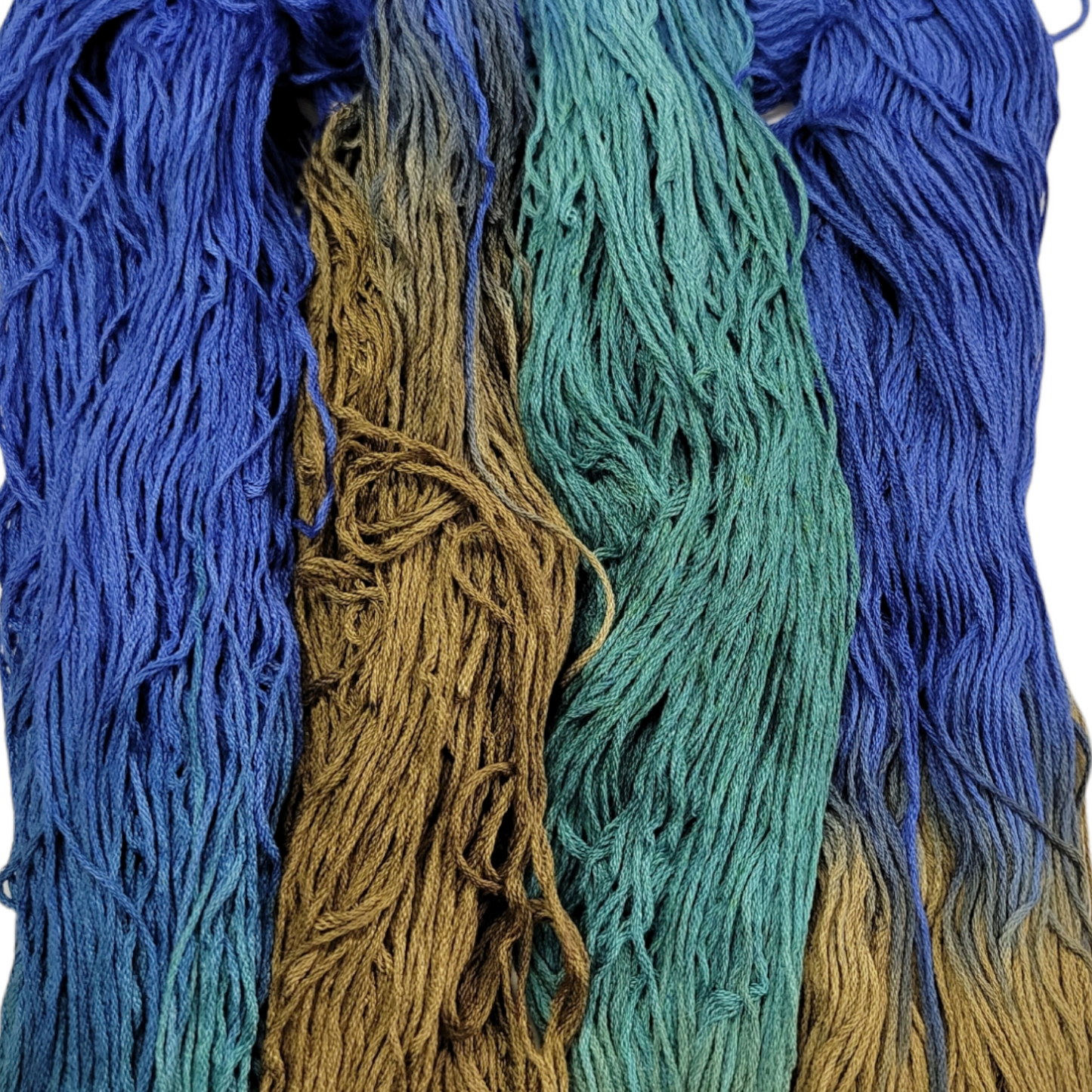 Peacock Feathers - Flower Silk Special Edition Colorway
