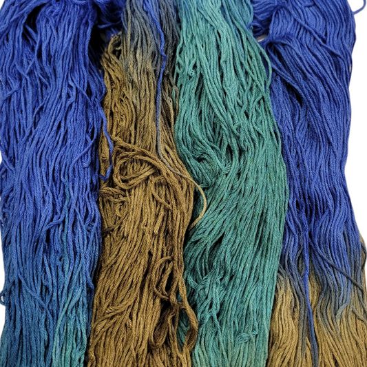 Peacock Feathers - Flower Silk Special Edition Colorway