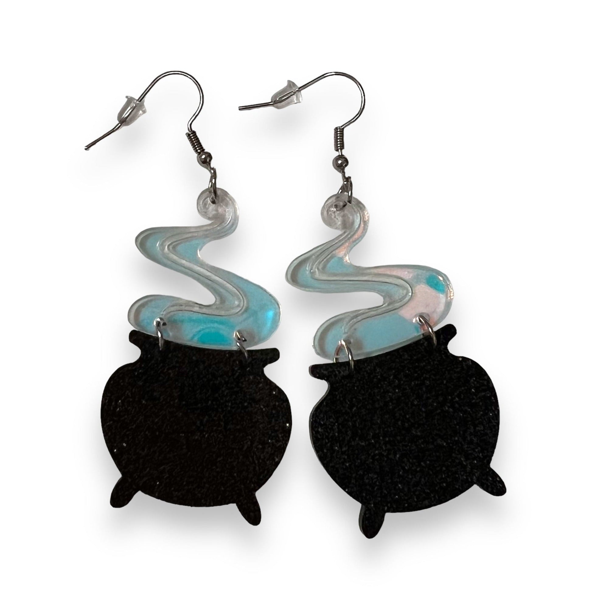 Witches Brew Halloween Earrings by Lipstick & Chrome Quirks!