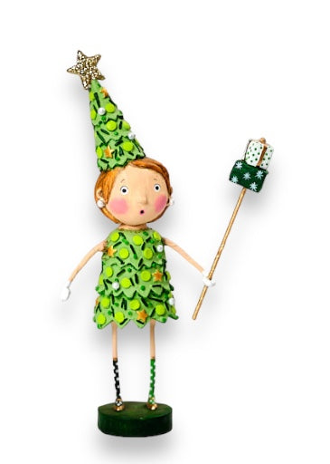 Eloise Evergreen Christmas Figurine by Lori Mitchell Quirks!