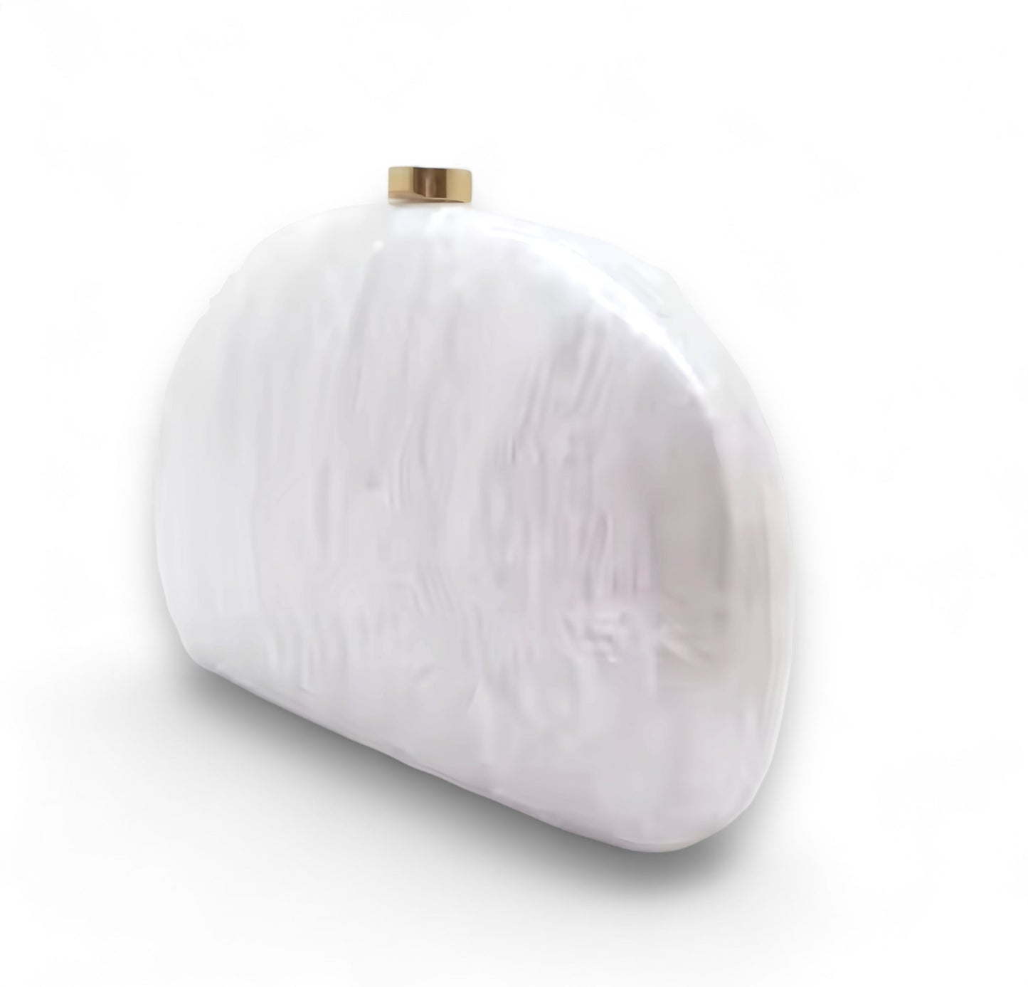 Acrylic Clutch or Crossbody Handbag - White Quirks!