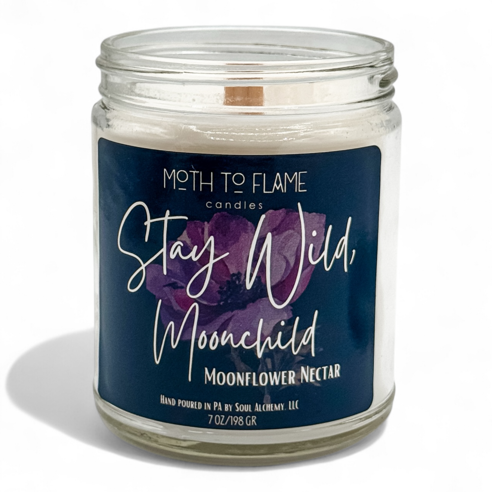 Stay Wild, Moon Child – 7 oz Candle Moth to Flame Candles