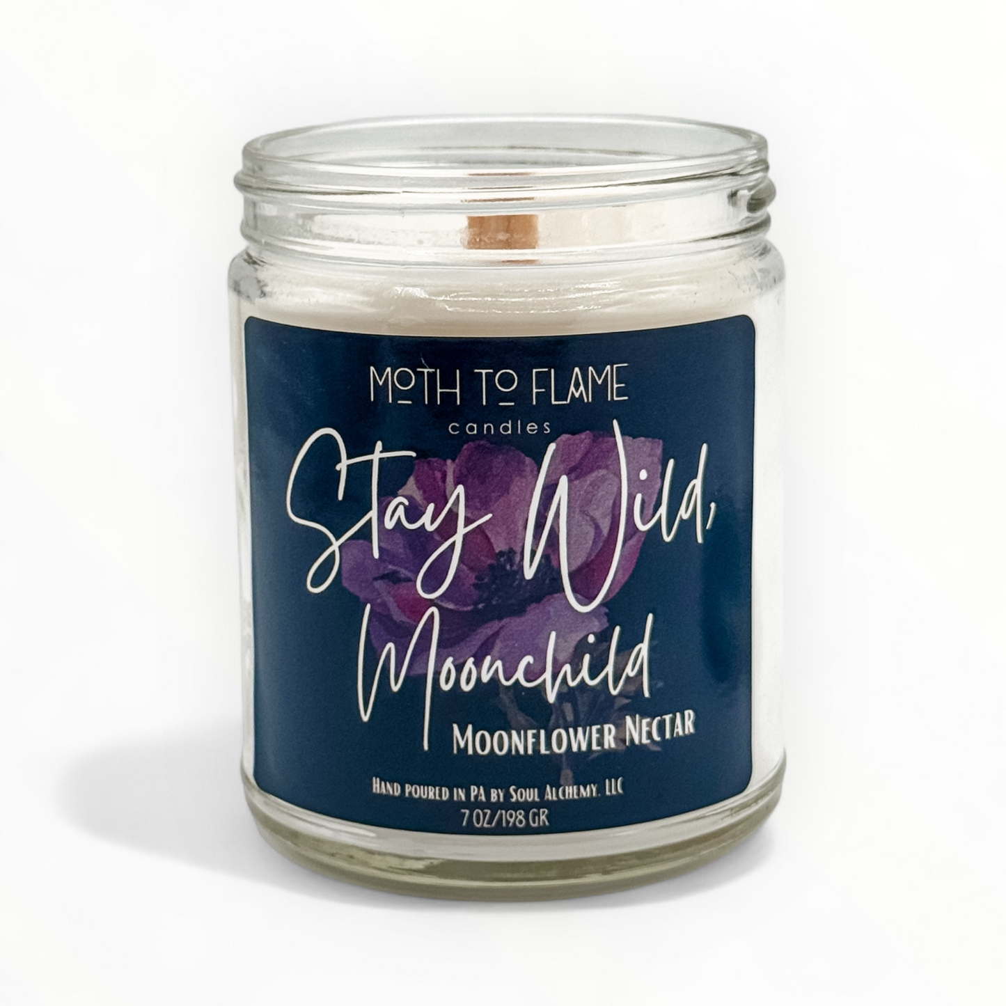 Stay Wild, Moon Child – 7 oz Candle Moth to Flame Candles