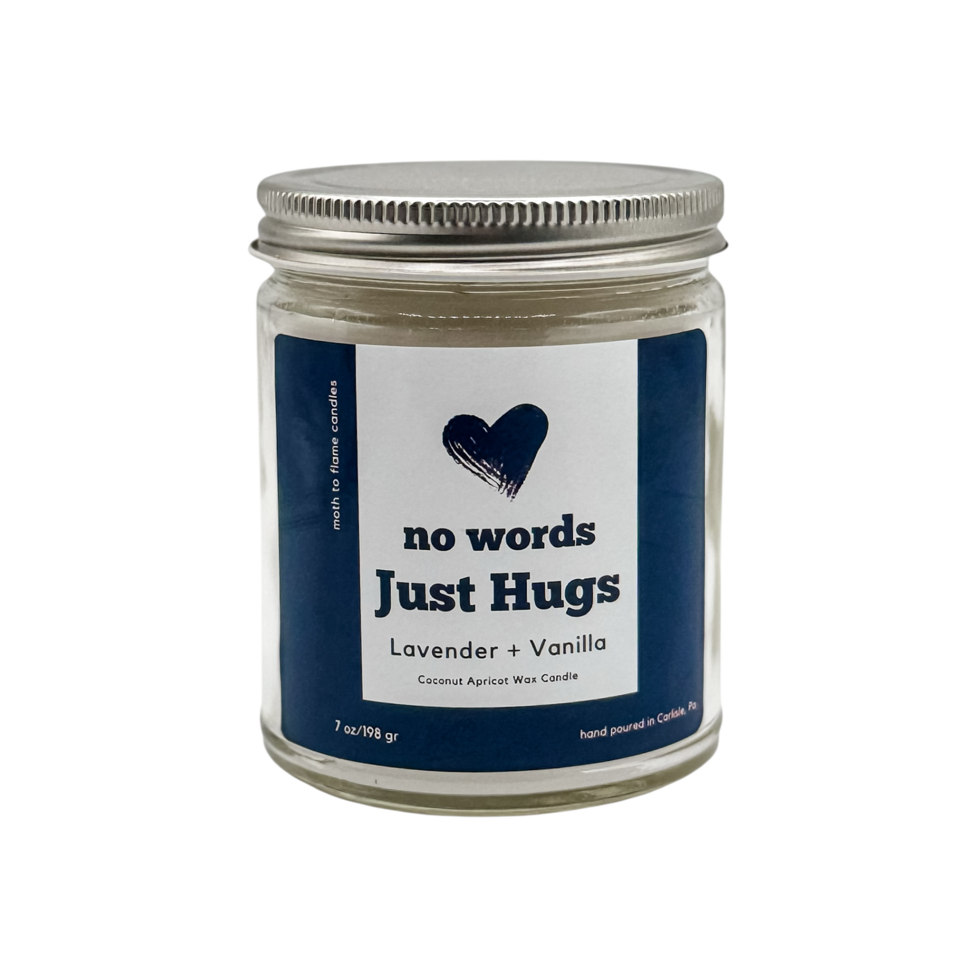 No Words, Just Hugs – 7 oz Candle Moth to Flame Candles