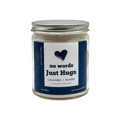 No Words, Just Hugs – 7 oz Candle Moth to Flame Candles
