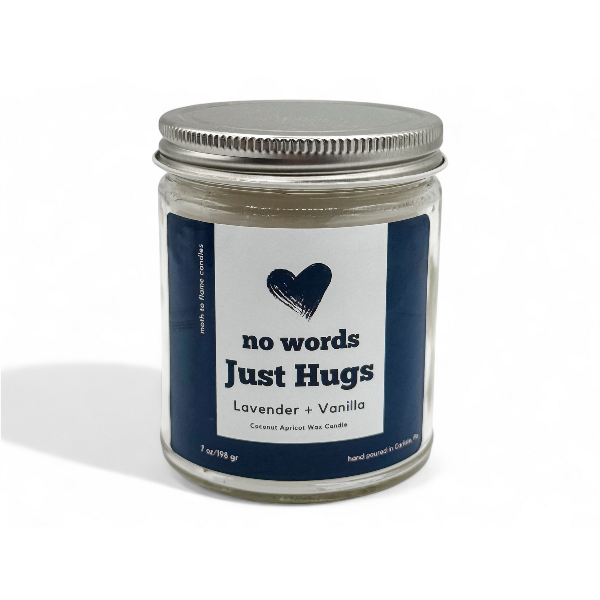No Words, Just Hugs – 7 oz Candle Moth to Flame Candles