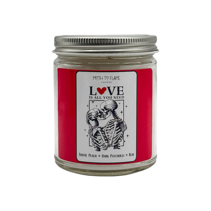 Love Is All You Need – 7 oz Candle Moth to Flame Candles