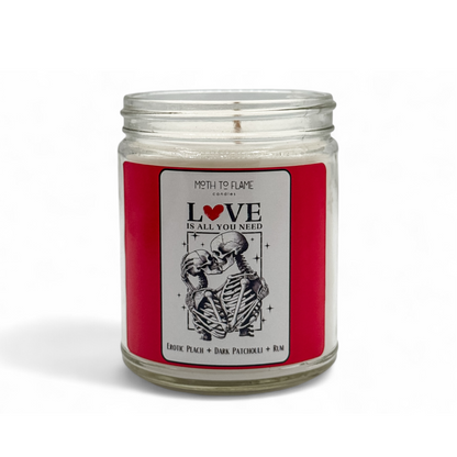 Love Is All You Need – 7 oz Candle Moth to Flame Candles