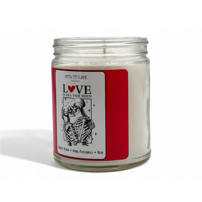 Love Is All You Need – 7 oz Candle Moth to Flame Candles