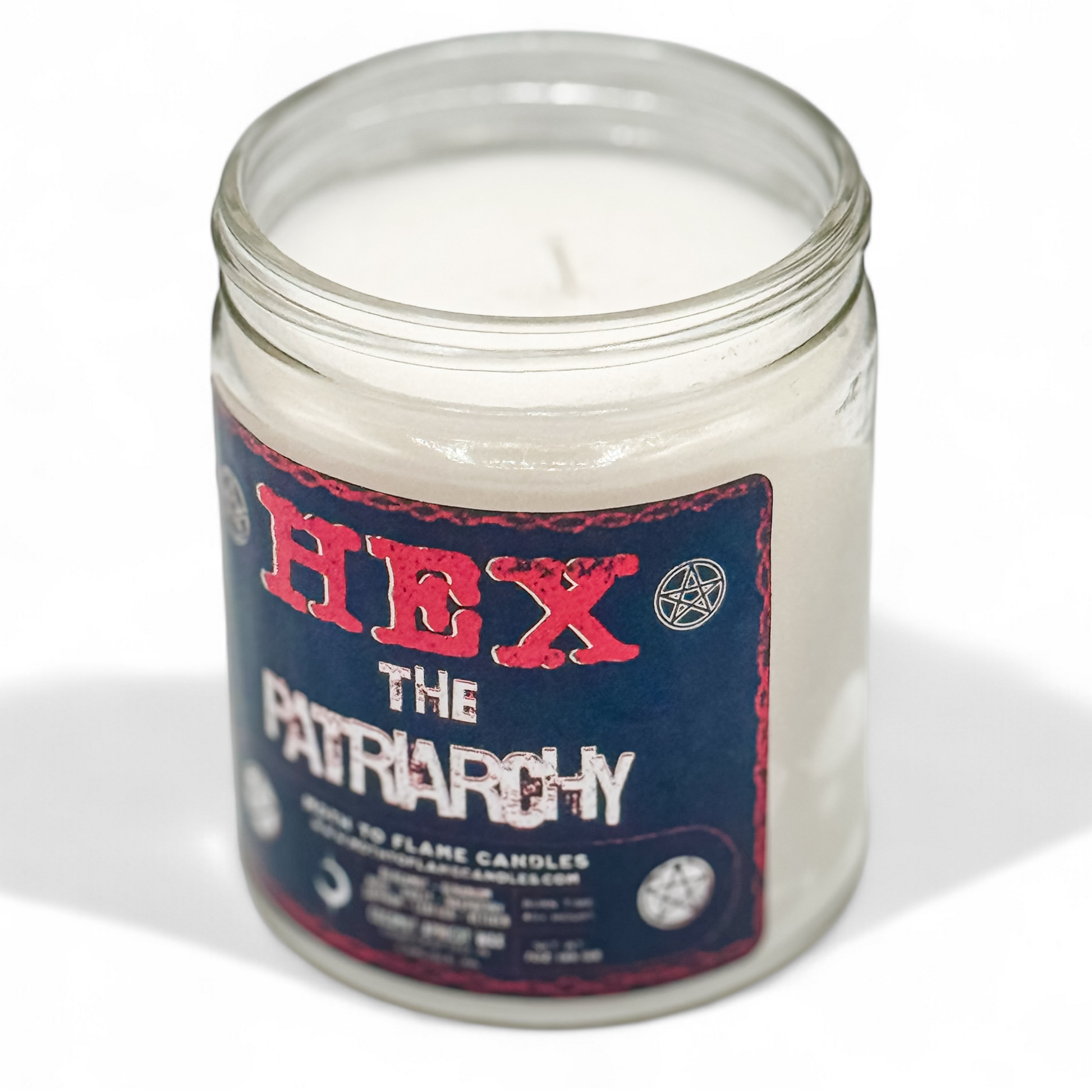Hex the Patriarchy – 7 oz Candle Moth to Flame Candles